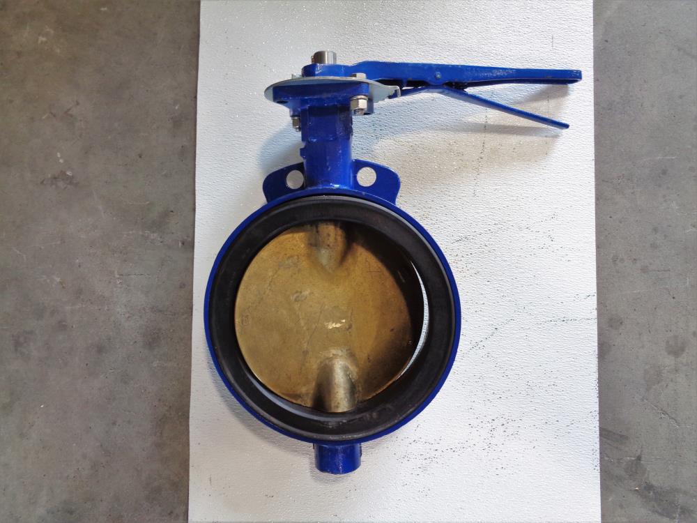 Keystone 10" Butterfly Valve, Ductile Iron, Aluminum Bronze Disc, GRW D32N A1K